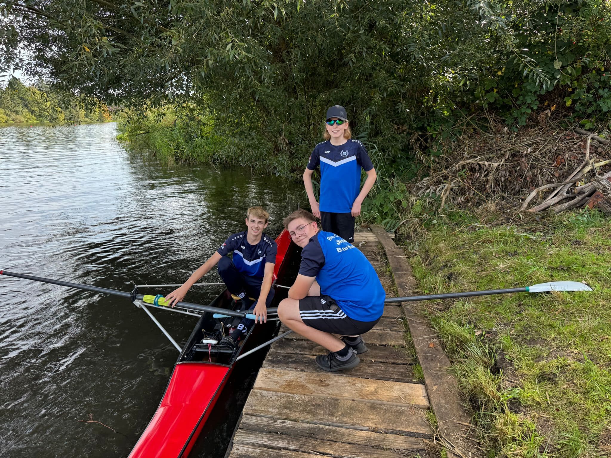 Marlon Markgraf, Torge Willenbockel und Henri Scholz